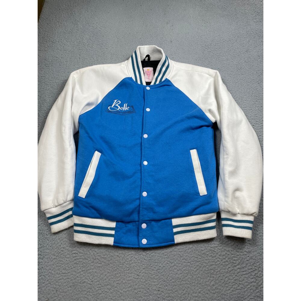 The Kigu Stop Womens Size S Belle Blue Varsity Jacket Rare